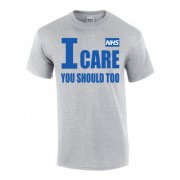 Support the NHS Cotton Teeshirt - I CARE design